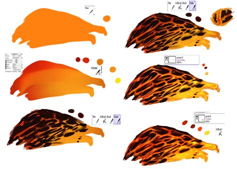 how to draw lawa|How To Draw Lava .